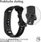 iMoshion Bandje Geschikt voor Honor Band 4 - iMoshion Siliconen band zwarte gesp met design met installatiehulp - Zwart