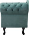 NIMES - Chaise longue - Mintgroen - Rechterzijde - Fluweel