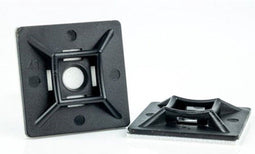 Plakzadel 19x19mm zwart 100 stuks