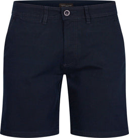 Cappuccino Italia Chino Short - Heren Shorts - Katoen Elastaan - Navy Blauw - M