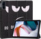 iMoshion Tablet Hoes Geschikt voor Xiaomi Redmi Pad - iMoshion Design Trifold Bookcase - Zwart /Don't touch