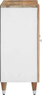 vidaXL - Dressoir - 90x33,5x75 - cm - massief - mangohout