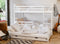 LUK - Stapelbed - 90x200cm - te splitsen tot 2 losse bedden - wit