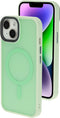 Mobiparts iPhone 14 - Hardcover - Magsafe Compatible - Satin Light Green (Ltd Edition) - Groen