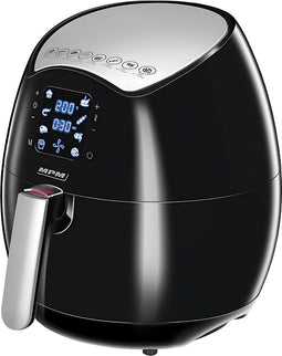 MPM - Hetelucht Friteuse - Airfryer XXL 4,5 liter - 8 Programma's - Digitaal Touch-paneel