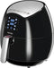 MPM - Hetelucht Friteuse - Airfryer XXL 4,5 liter - 8 Programma's - Digitaal Touch-paneel