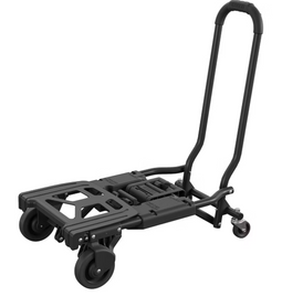 Cosco 2-in-1 Steekwagen & Trolley - Opvouwbaar - Draagkracht 136 kg - Zwart