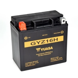 Yuasa GYZ16H 12V 240A CCA High Power Motorbike Motorcycle Battery