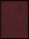 vidaXL - Deurmat - 40x60 - cm - gestreept - rood