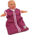 Bayer Chic Poppen slaapzak (paars met lila stippen)