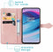 iMoshion Hoesje Geschikt voor OnePlus Nord CE 5G Hoesje Met Pasjeshouder - iMoshion Mandala Bookcase - Rosé Goud