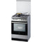 Inventum VFG6020GRVS - Vrijstaand fornuis - 4 gasbranders - Multifunctionele oven 62 liter