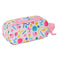 Pennenetui met 2 vakken Peppa Pig Blauw Wit Roze 21 x 8 x 6 cm 3D