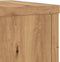 vidaXL - Plantenstandaards - 2 - st - 25x25x80 - cm - hout - artisanaal - eikenkleurig