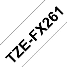 Brother TZE-FX261 - Printerlabel - Zwart op wit