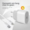 Wurk - Oplader - Geschikt voor iPhone en iPad - 20W Snellader - Oplaadkabel van 1M - Ook Geschikt Voor Oudere iPhones