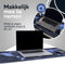 WURK Professionele Bureau Onderlegger – Wereldkaart – Bureau Organizer – Bureaumat – Bureau Accessoires – Muismat XXL – Anti-Slip – Inclusief Kabel Clip – 70x30