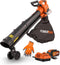 Powerplus POWDPGBVS1 - Accu bladblazer/-zuiger 40V - 2x20V 2.5Ah batterij en lader + handschoenen