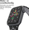 imoshion Sport⁺ bandje - Geschikt voor Apple Watch 1, 2, 3, 4, 5, 6, 7, 8, 9, 10 (42 mm), SE - 38/40/41 mm - Zwart - M/L
