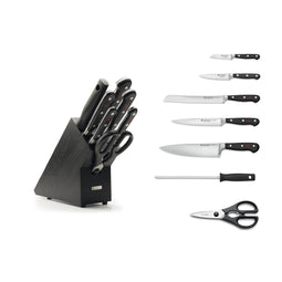 Wusthof Messenblok 8-delig 'Classic Black'
