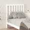 vidaXL - Hoofdbord - 96x6x101 - cm - massief - grenenhout - wit