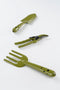 Mica Decorations Tuingereedschap - Set van 3 - Metaal - Groen (set van 3)