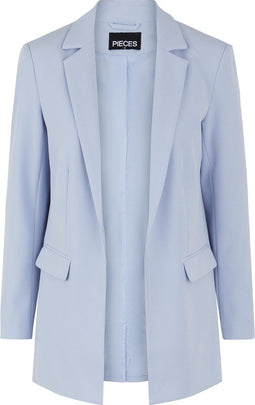 PIECES PCBOSSY LS LOOSE BLAZER - Dames Blazer - Gespreide kraag - Kentucky Blue