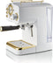 Swan Gatsby Espressomachine – Gemalen Koffie & Pads – Met Melkopschuimer – Wit/Goud