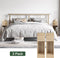 SoBuy FBT111-Nx2 - Nachtkastje Set van 2 - Smalle Bijzettafels met Lade - Naturel (2 stuks)