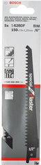 Bosch 2608656263 - Reciprozaagblad S 628 DF - Special for Plaster - 5 stuks