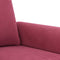 vidaXL - Tweezitsbank - 120 - cm - fluweel - wijnrood