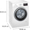 Siemens WM14N27ONL - iQ300 - Wasmachine 9 kg 1400 rpm stoom - Wit