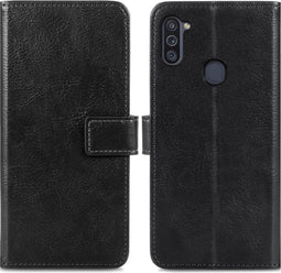 iMoshion Hoesje Geschikt voor Samsung Galaxy M11 / A11 Hoesje Met Pasjeshouder - iMoshion Luxe Bookcase - Zwart