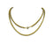Silventi 980600546 Vossenstaart collier - 3 mm - 60 cm - goudkleurig