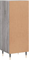 vidaXL - Dressoir - 34,5x34x90 - cm - bewerkt - hout - grijs - sonoma - eikenkleurig