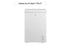 OK. OFZ 161 E W - Vrieskist - 99 liter - Mechanische temperatuurinstelling - Compact formaat 54,5 x 85,0 x 50,0 cm
