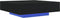 vidaXL - Salontafel - met - LED-verlichting - Zwart - Eiken - 100x100x31 - cm