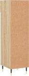 vidaXL - Schoenenkast - 30x35x105 - cm - bewerkt - hout - sonoma - eikenkleurig
