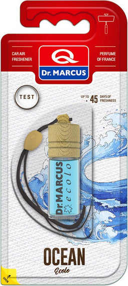 Dr. Marcus Ecolo Ocean autogeurtje met neutrafresh technologie - Luchtverfrisser auto - Tot 45 dagen geurverspreiding - 4,5 ml