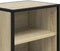vidaXL - Nachtkastjes - 2st - 40x31x50cm - bewerkt - hout - en - metaal - sonoma - eiken
