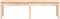 vidaXL - Tuinbank - 2-zits - 159,5x44x45 - cm - massief - grenenhout