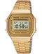 Casio A168WG-9EF - Unisex Horloge - 36,3 mm - Goudkleurig