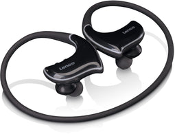 Lenco BTX-750 - Bluetooth® koptelefoon MP3-speler - IPX4 waterproof - Zwart