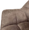 Liviza Stoel Terme Bruin - Polyester - Rond Bruin - 81 cm , 645 cm , 64 cm