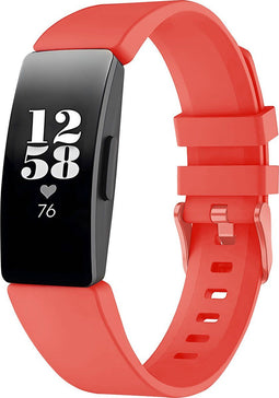 iMoshion Bandje Geschikt voor Fitbit Ace 2 - iMoshion Siliconen band gekleurde gesp - Rood
