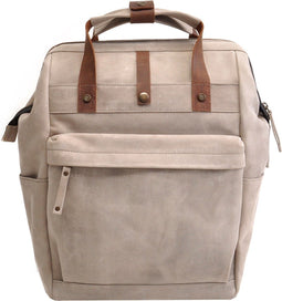 Berba Leren Laptop Rugzak 15 inch Barbarossa Ruvido 826-151 Grijs