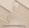 Accezz Liquid Silicone Backcover - iPhone 15 Pro Max - Schokabsorberend - Beige