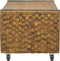 vidaXL - Salontafel - 110x45x38 - cm - massief - teakhout