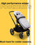 Bugaboo High Performance - Voetenzak - Waterdicht met capuchon en tweeweg rits - Misty Grey