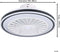 EGLO Almeria - Plafondventilator met lamp - Ø 48 cm - 3 snelheden - Dimbaar wit licht - Wit/Zwart